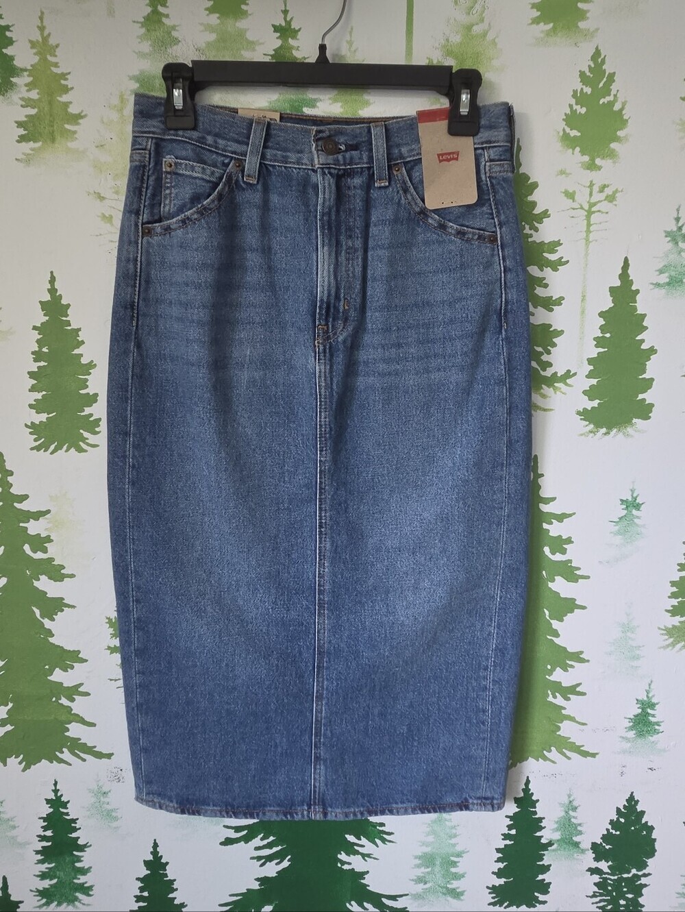Levi's Blue Denim Skirt
